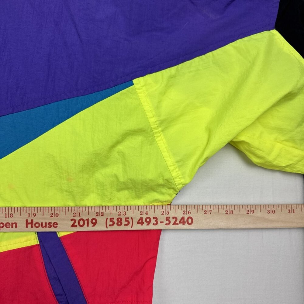 Vtg Dual Control Pullover Windbreaker Women's Medium READ LISTING 80s 90s Style - Picture 7 of 15